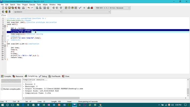 C PROGRAMMING TUTORIAL #21- What are header files!! library and user defined functions (HINDI) смотреть онлайн