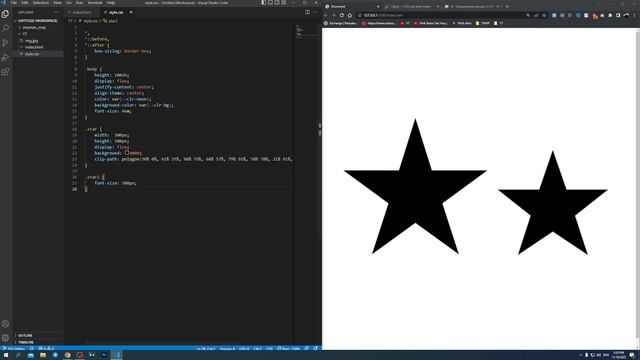 Как сделать звезду в css. Css уроки. Свойство clip-path смотреть онлайн