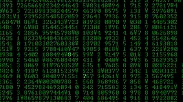 matrix falling chars, made in c++ showing in text mode смотреть онлайн
