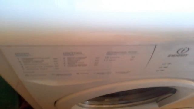 Стиральная машина INDESIT WIUN103 смотреть онлайн