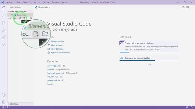 Visual Studio Code y mi primer programa en Python смотреть онлайн