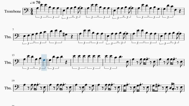 SUPER EASY Trombone Sheet Music: How to play 7 Rings by Ariana Grande смотреть онлайн