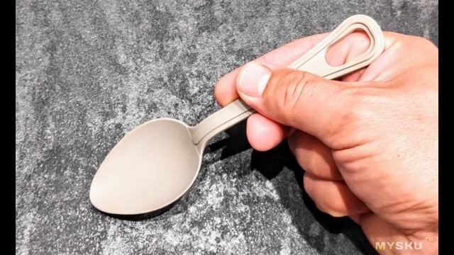 Хорошие пластиковые столовые приборы для кемпинга. Копия Mil-TEC | #Обзор смотреть онлайн
