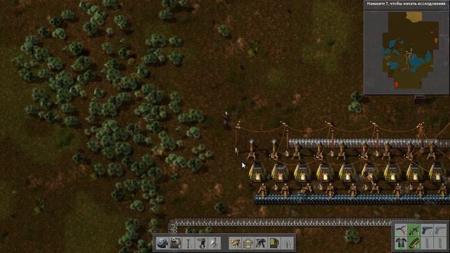 Factorio 10 - Модернизируем добычу железной руды смотреть онлайн