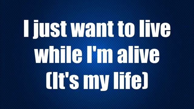 It's My Life - Bon Jovi - versão karaokê смотреть онлайн