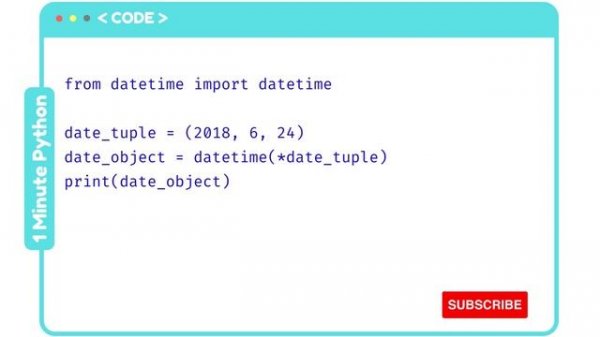How to Convert Tuple to DateTime in Python