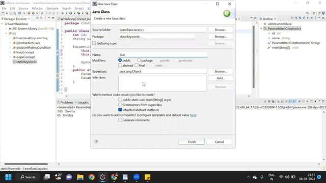 Session 5 | Constructor in Java | Type of Constructors, Static keyword | This keyword in Java смотреть онлайн