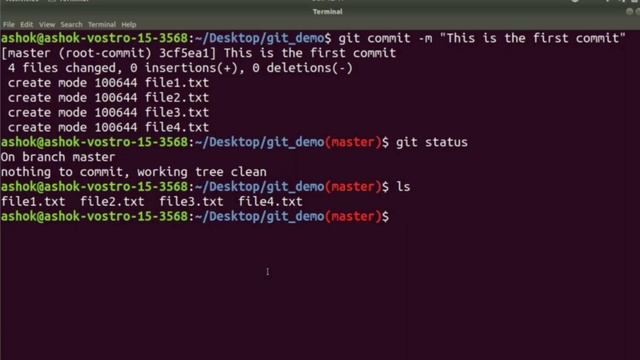 Git basics ( life cycle of file, demo to commit a file, git log and branch ) - part 2 смотреть онлайн