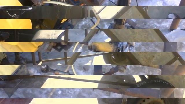 Прицеп с рулевым управлением к мотоблоку. смотреть онлайн