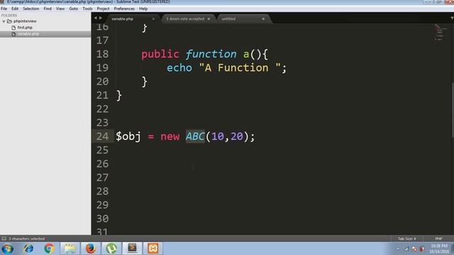 PHP oops NEW Keyword ( Tutorial - 6 ) смотреть онлайн