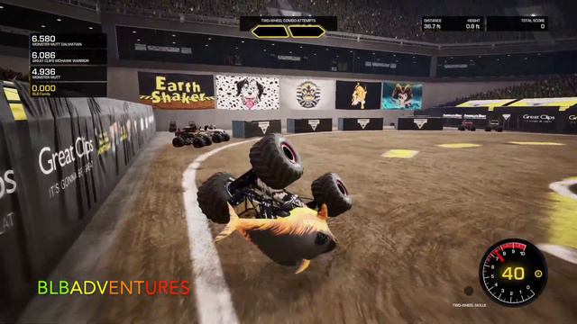 Monster Jam | Monster Trucks | Monster Truck Game Stadium Tour Challenge Megalodon Monster Jam Truc смотреть онлайн