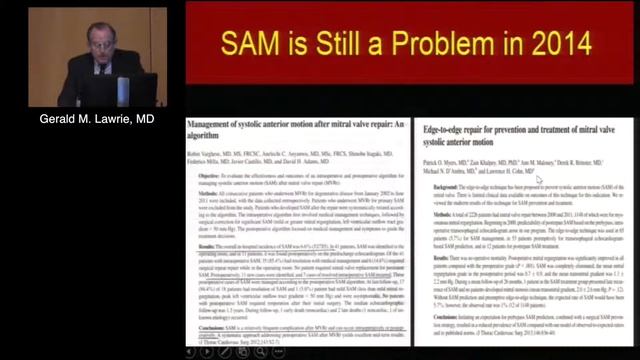 Surgery for MVP: Principals of Functional Restoration (Gerald M. Lawrie, MD) April 30, 2016 смотреть онлайн
