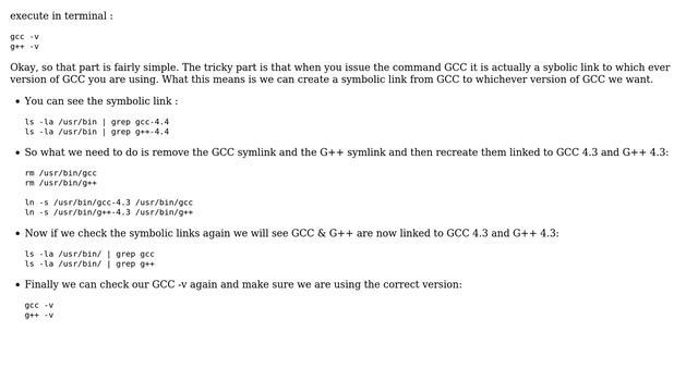 Ubuntu: How to choose the default gcc and g++ version? смотреть онлайн