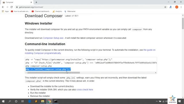 How to Install Composer on Windows 10 through Command-line installation in 2020 | HuzzTech смотреть онлайн