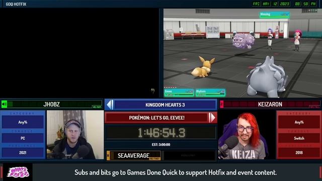 What's Faster? - Kingdom Hearts 3 Vs Pokémon: Let's Go, Eevee!