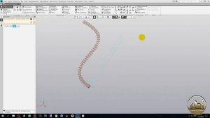 Компас3D Массив вдоль кривой