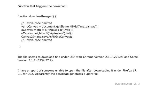 HTML : A cross-browser alternative to Canvas2Image or HTML5 download attribute? смотреть онлайн