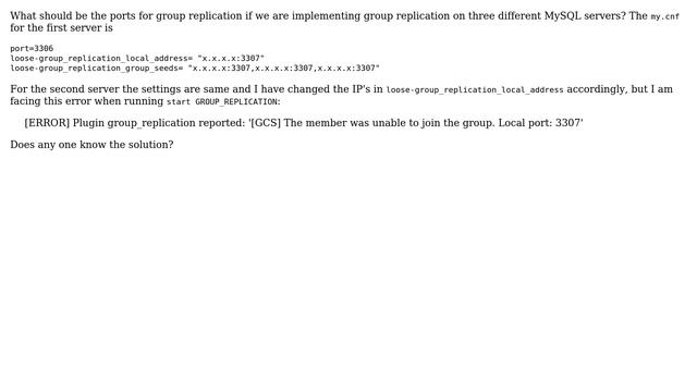 Databases: Group replication ports issues (2 Solutions!!) смотреть онлайн