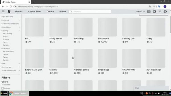 roblox 80 robux alıp harcadım.