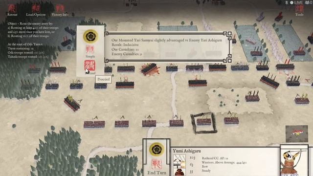 Oda war with Takeda #6 The decisive victory : Sengoku Jidai : Shadow of the Shogun смотреть онлайн