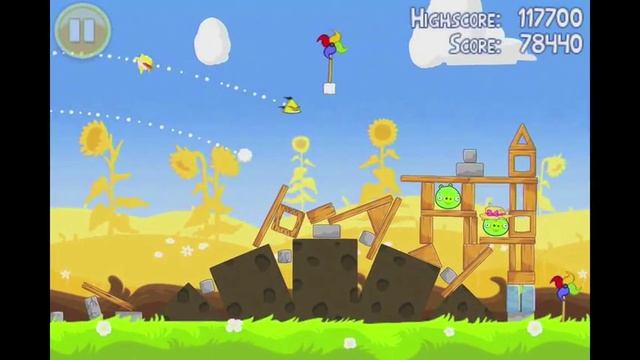 Angry Birds Seasons Summer Pignic Level 27 Walkthrough 3 Star смотреть онлайн