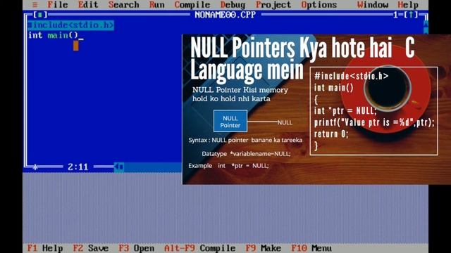 Null pointer in C Hindi Mein | What is Null Pointer | how to write Null Pointer program 2 Minutes смотреть онлайн