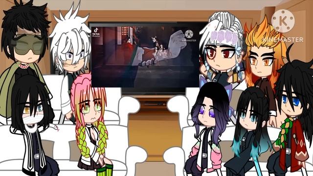 Past Hashiras Reacts To Nezuko Kamado  |  Demon Slayer  |