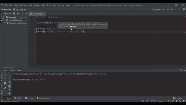 How to code a Bar Graph in Python | Matplotlib | Engineer Apex смотреть онлайн