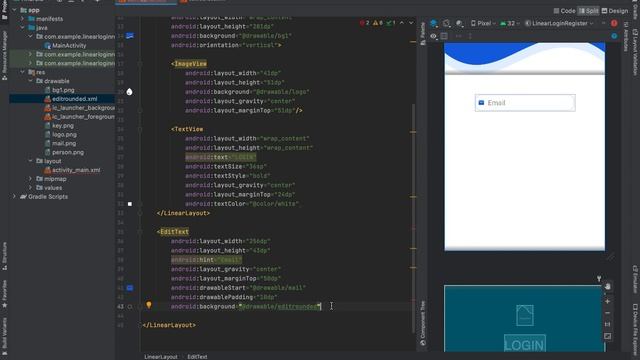 [ KOTLIN ] ENGLISH - SLICING LINEAR LAYOUT смотреть онлайн