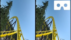 Roller Coaster 36 3D VR video 3D SBS VR box Американские горки видео для виар очков