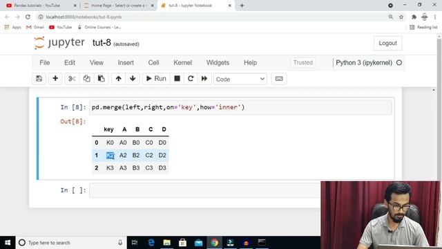 Merge Data frames in Pandas смотреть онлайн