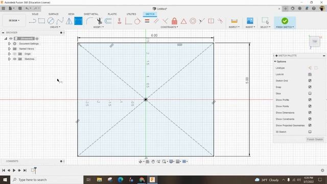 Creating a Cube using Autodesk Fusion 360 смотреть онлайн