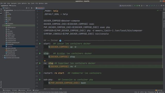 [Makefile] Ajout d'un Makefile dans un projet Symfony 5 смотреть онлайн
