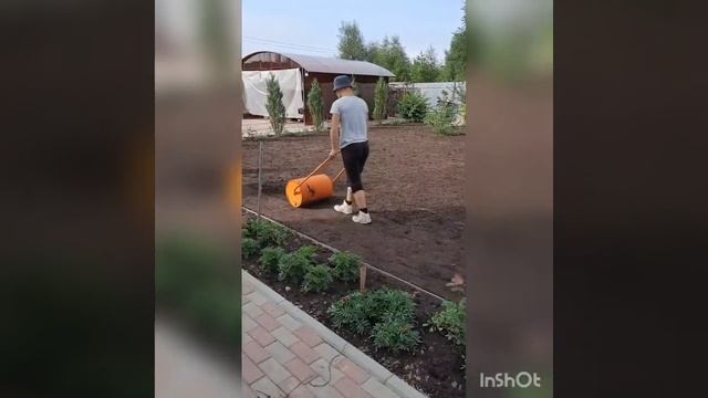 Посевной газон. Пример устройства. смотреть онлайн