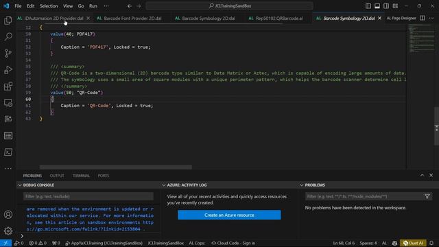 Create A BarCode Report In Business Central AL Programming.