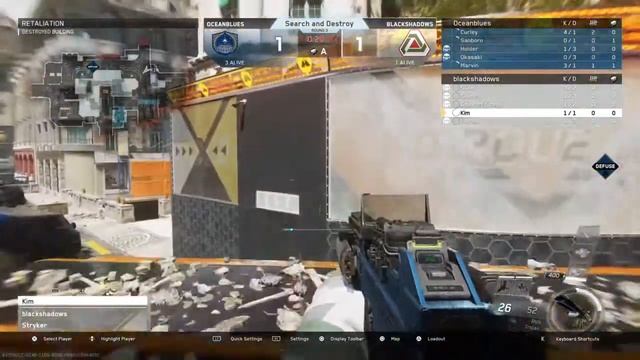Cod veteran bot tournament round1 game1 Oceanblues vs blackshadows смотреть онлайн