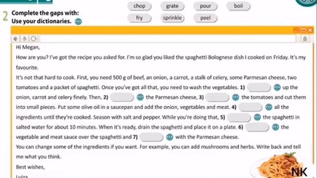 Excel 8.Module 8g.Ex:22.p.9.An email describing how to make your favorite food смотреть онлайн