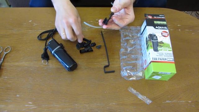 Распаковка фильтра для аквариума Aquael Fan filter MINI plus 2 смотреть онлайн