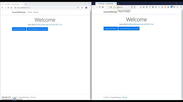 ASP.NET Core 2.2 using SignalR for Real-time Web Applications - Part 02 смотреть онлайн