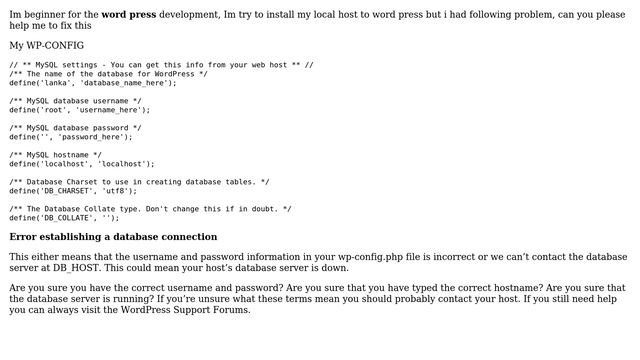 Wordpress: Error establishing a database connection problem in xampp saver смотреть онлайн