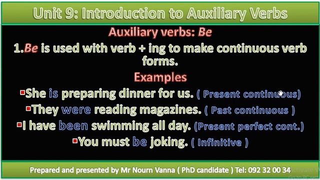 Introduction to Auxiliaries ( 63 ) смотреть онлайн