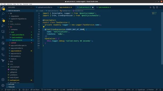 Task Scheduling in NestJs | Cron Jobs | Declarative | Dynamic | Intervals | Awesome Code | Nepali смотреть онлайн