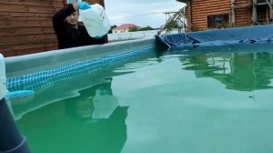 Восстановление воды в бассейне. Чистая вода весь сезон.