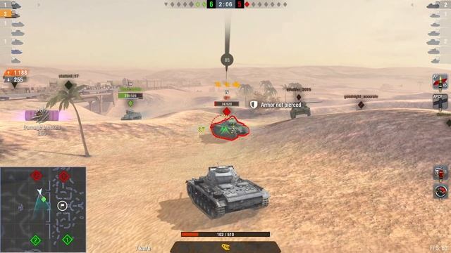 -WoT Blitz- Pz III but modules are historical смотреть онлайн
