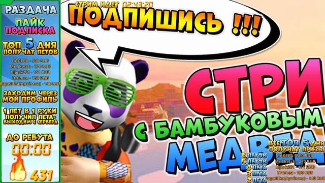 ? РАЗДАЧА ПИТОМЦЕВ РОБЛОКС СТРИМ (EX-LEGEND Pet Giveaway Ninja Legends) ? смотреть онлайн