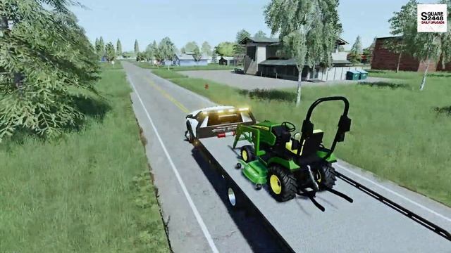 Repoing Jeep Gladiator & JD1025R | New Cummins Rollback | Bass Boat | 2020 Silverado | FS19 смотреть онлайн