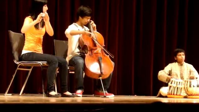 Improv with Flute, Cello, and Indian Drums смотреть онлайн
