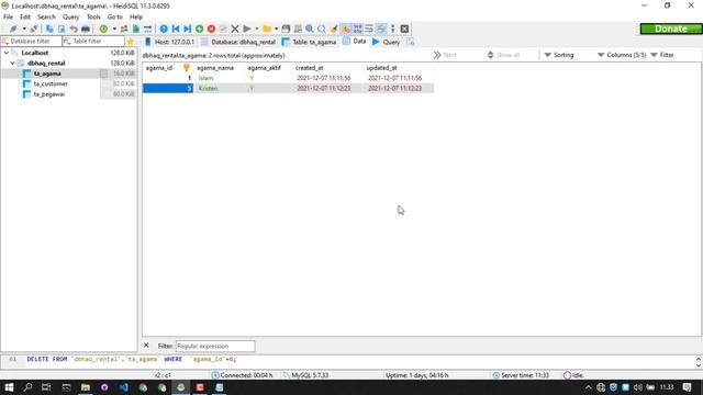 Belajar Database MySQL Pemula | 13. Cara Hapus dan Empty Data смотреть онлайн