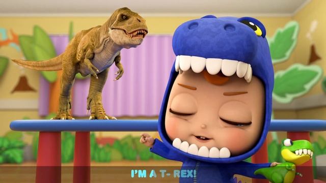 Dinosaur Song! - @LittleAngel | Explore With Me! смотреть онлайн