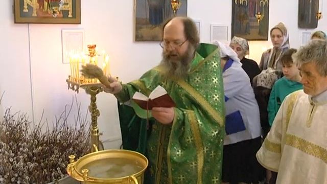 Освящение вербы в Судогде смотреть онлайн